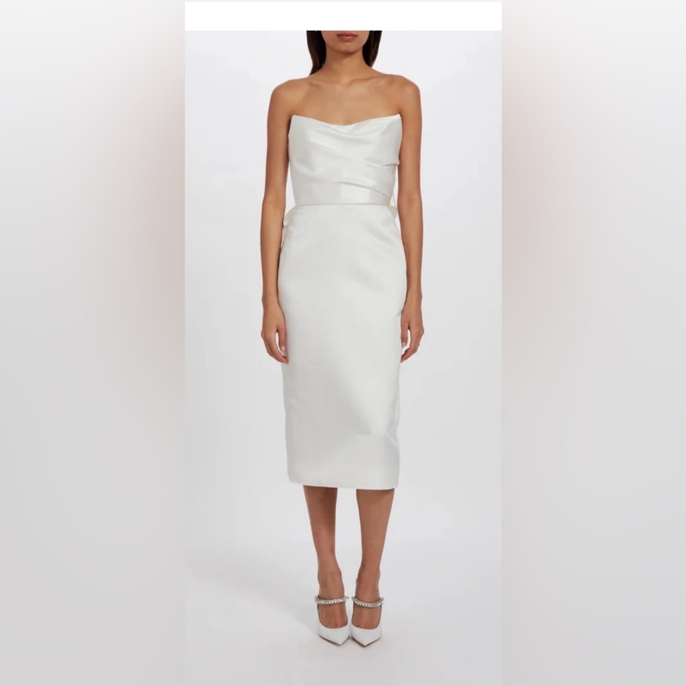 Amsale Strapless Ivory Dress NWT Bridal